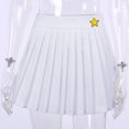 thumbnail image 4 of Mingw Women's Pleated Skort Women's Sexy Cute Pattern Skirt Thin Sexy Short Side Zipper Pleated Skirt No Ride-Up Design, 4 of 6