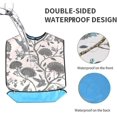 thumbnail image 3 of 3 Pack Adult Bibs For Eating, Adult Bibs With Crumb Catcher, Washable, 3 of 5