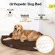 thumbnail image 2 of Cama ortopédica para perros MEKIY con funda extraíble y lavable, color marrón L, 2 of 7