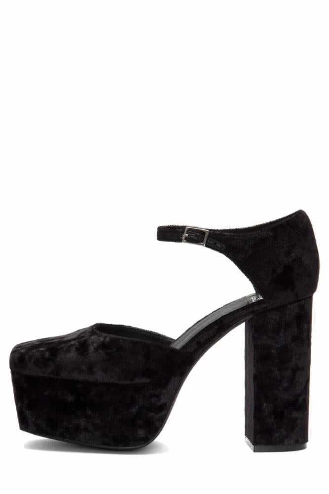 Jeffrey Campbell Women OVR_N_OUT Noir/velours