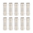 thumbnail image 2 of Conector 10pcs Cobre Níquel 50 Ohmios Impedancia Bnc Hurbra A BNC Conector de Adaptador Femenino, 2 of 7