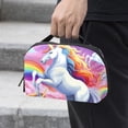 thumbnail image 2 of Unicorn Travel Organizer Cable Wire Cord and Cable Charger Bag Waterproof Oxford Cloth Electronic Accessories Storage Case 5.9x9.44x3.14 in, 2 of 6