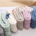 thumbnail image 7 of Women Mid-Calf Crew Socks, Soft Breathable Cotton Daily Casual Socks for Women, Comfortable Fashion Hosiery for All Seasons, Pack of 5, White, One Size, 7 of 7