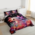 thumbnail image 3 of Castle Fairy Axolotl 2-Piece Twin Comforter Set, 3 of 8