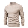 thumbnail image 4 of Suéter grueso y cálido de otoño e invierno, suéter delgado de cuello medio para hombre, suéter multicolor para hombre, 4 of 6