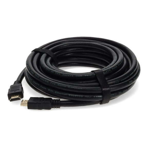 25.0FT MALE TO MALE CABLE HDMI TO HDMI BLACK CABLE