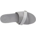 thumbnail image 6 of Fitflop Womens Neoflex Neoprene Slide Sandal Shoes, Soft Grey/Silver, US 7, 6 of 7
