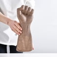thumbnail image 4 of DOLITY Homyl Elegant Human Body Modern Hand Shape Arm Ceramic Vase, Artificial Flowers Brown Left Hand, 4 of 9
