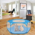 thumbnail image 3 of Small Animals Playpen, Breathable & Waterproof Small Pet Cage Tent with Zippered Cover, 3 of 5