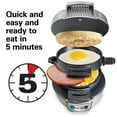 Hamilton Beach Breakfast Sandwich Maker, Silver, 25475