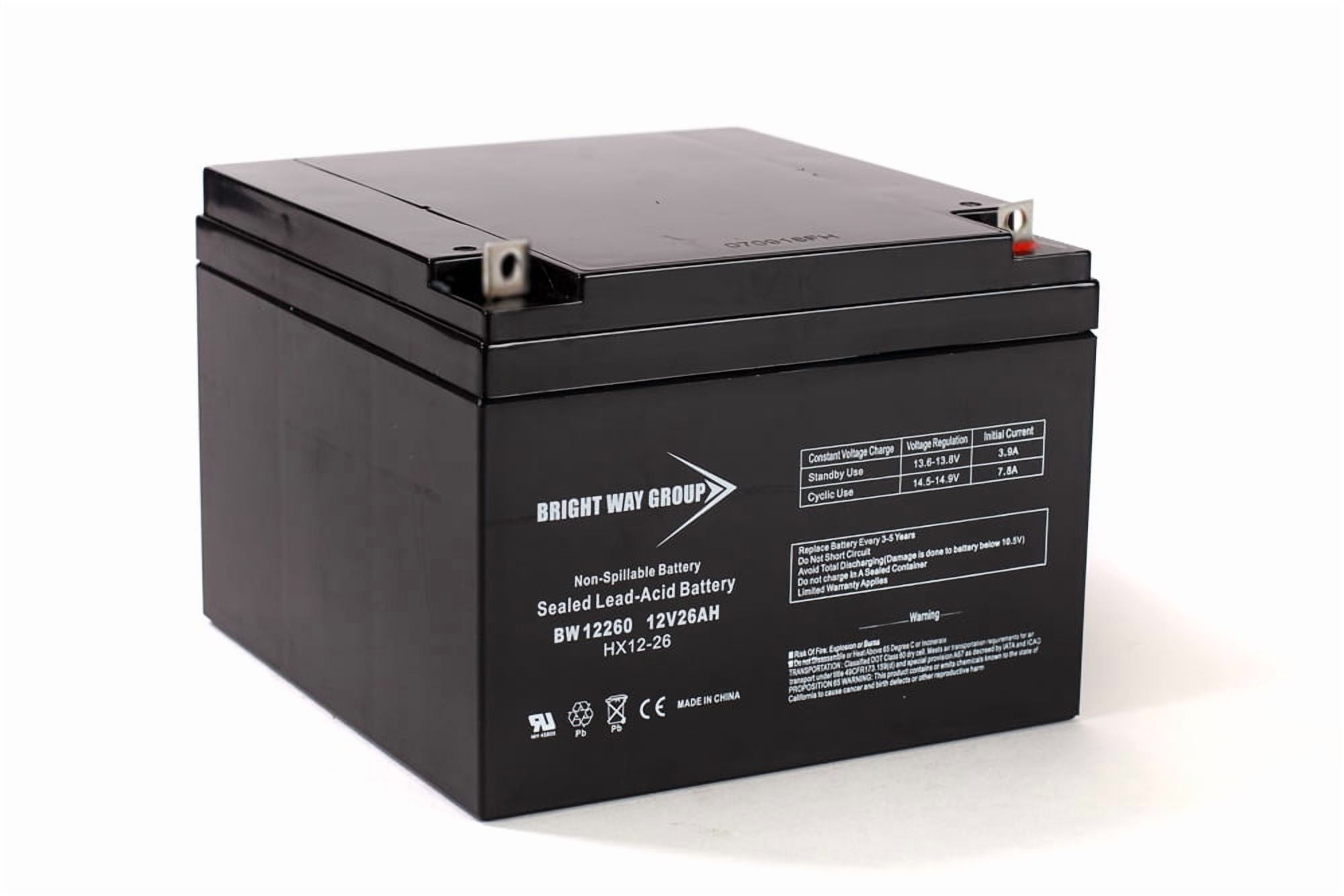 Brightway Replacement Battery for CM500 TYPE3 Dewalt Compatible Lawn Mower Battery 12V 26AH
