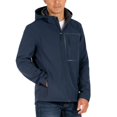 thumbnail image 3 of Gerry Men’s Softshell Jacket – Water & Wind Resistant, Adjustable Hood & Cuffs, Heavyweight Outdoor Coat (Blue, Small), 3 of 6