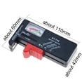 thumbnail image 3 of Lefu Universal Digital Battery Capacity Tester for AA AAA C D 9V 1.5V Button Cell, 3 of 6