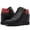 Black/Watermelon Red, variant on GLOBALWIN Women's Ankle Boots Black Wedge Sneakers For Women 8M