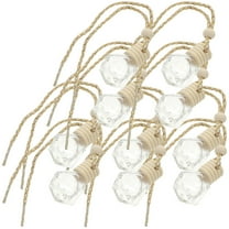 LULULION 10Pcs Compact Hanging Car Diffuser Perfume Bottle Reusable Decorative Aroma Bottle