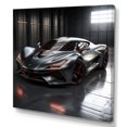 thumbnail image 2 of Designart "Italian Hyper Car in Silver II" Transportation Wall Art - Modern Silver Car Exotic Entryway Wall Art, 2 of 6