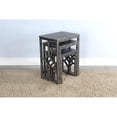 thumbnail image 3 of Pemberly Row Black Sand Solid Wood and Veneers Nesting Table, 3 of 4