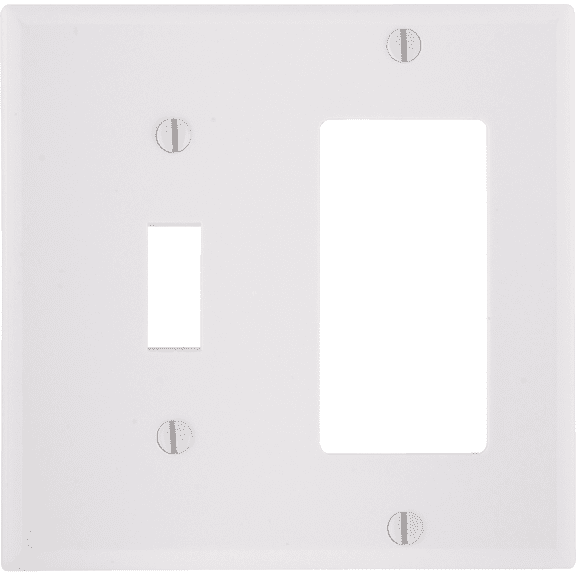 Leviton 80405 GFCI Receptacle — Decora® Rocker-Style Design in White — UL Listed for US Residential Electrical Code Compliance, Drop-in NEC-Standard Wiring