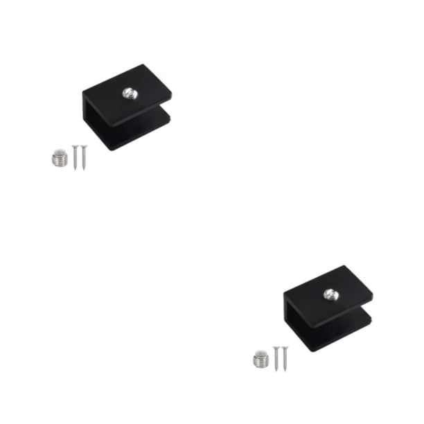 Wosthever 10 paquetes/lote Campamento de vidrio premium - Dispositivo de elevación de asiento de amplio Fácil de instalar Elevación de Cuadrado negro M 2piezas