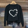 thumbnail image 2 of Bovemsi Womens Sweatshirts Ribbon Shirts For Women Breast Cancer Awareness Graphic Print Inspirational Tops Fall Fashion Outfits 2025 Clothes, 2 of 4