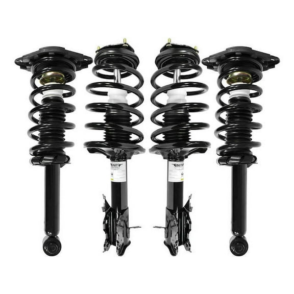 Front and Rear Strut and Coil Spring Assembly Set of 4 - Compatible with 2002 - 2006 Nissan Sentra (Excludes SE-R and SE-R Spec V) 2003 2004 2005