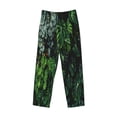 thumbnail image 4 of Fotbe Lush Foliage Green Plant Men's Pajama Pants,Sleepwear Pants,Pj Bottoms Drawstring And Pockets-Medium, 4 of 9