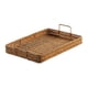 thumbnail image 2 of Bandeja rectangular tejida a mano estilo granja para servir, ideal para fiestas de té, cupcakes y fruteros. Grande, 2 of 9