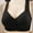 Black, variant on gakvbuo plus size Bra For Women sexy seamless lace bra comfortable and breathable Women underwear Bra
