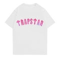 thumbnail image 1 of T-shirts pour Femmes Trapstar T-Shirt Imprimé pour Femmes Décontracté Graphique Junior Filles Manches Courtes tee-Shirt Original avec Col Rond(Blanc, P), 1 of 3