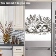 thumbnail image 5 of Line Sloth Sleeps Dishwasher Magnetic Covers Magnet Sticker Kitchen Decor Dishwasher Refrigerator Front Door Covers Decorative Magnetic 23" x 26", 5 of 5