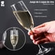 thumbnail image 4 of Set de 4 Copas Bluelander, Copas de Cristal, 185 ml, Diseño Champagne, 4 of 5