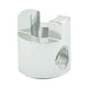 thumbnail image 2 of Horquilla de paleta de muleta de hélice de metal para eje de perro, para piezas de eje de transmisión de barco RC Plata de 3 mm, 2 of 9