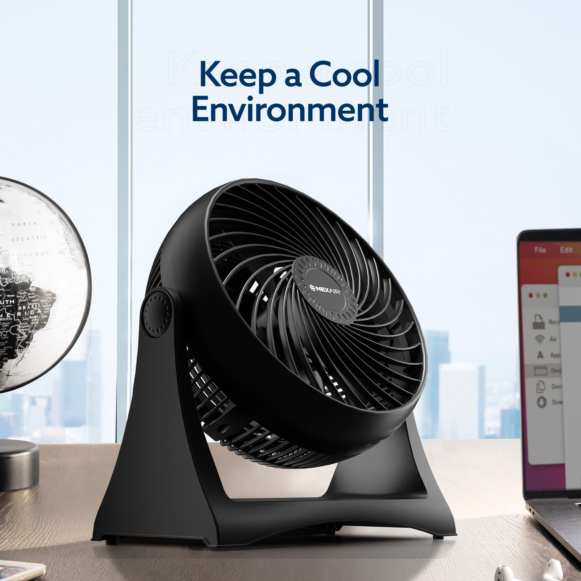Ventilador Circulador De Aire NEXAIR Portable Turbo De 3 Velocidades, Rango De 25 Pies | Bodega Aurrera En Línea