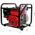 thumbnail image 2 of 7HP Gas Powered Trash Pump 3 Inch 264GPM Heavy Duty Water Pump with 25ft Hose, 212cc 4-Stroke EPA Certified Engine for Flood Control, Construction, and Farm Irrigation, 2 of 8