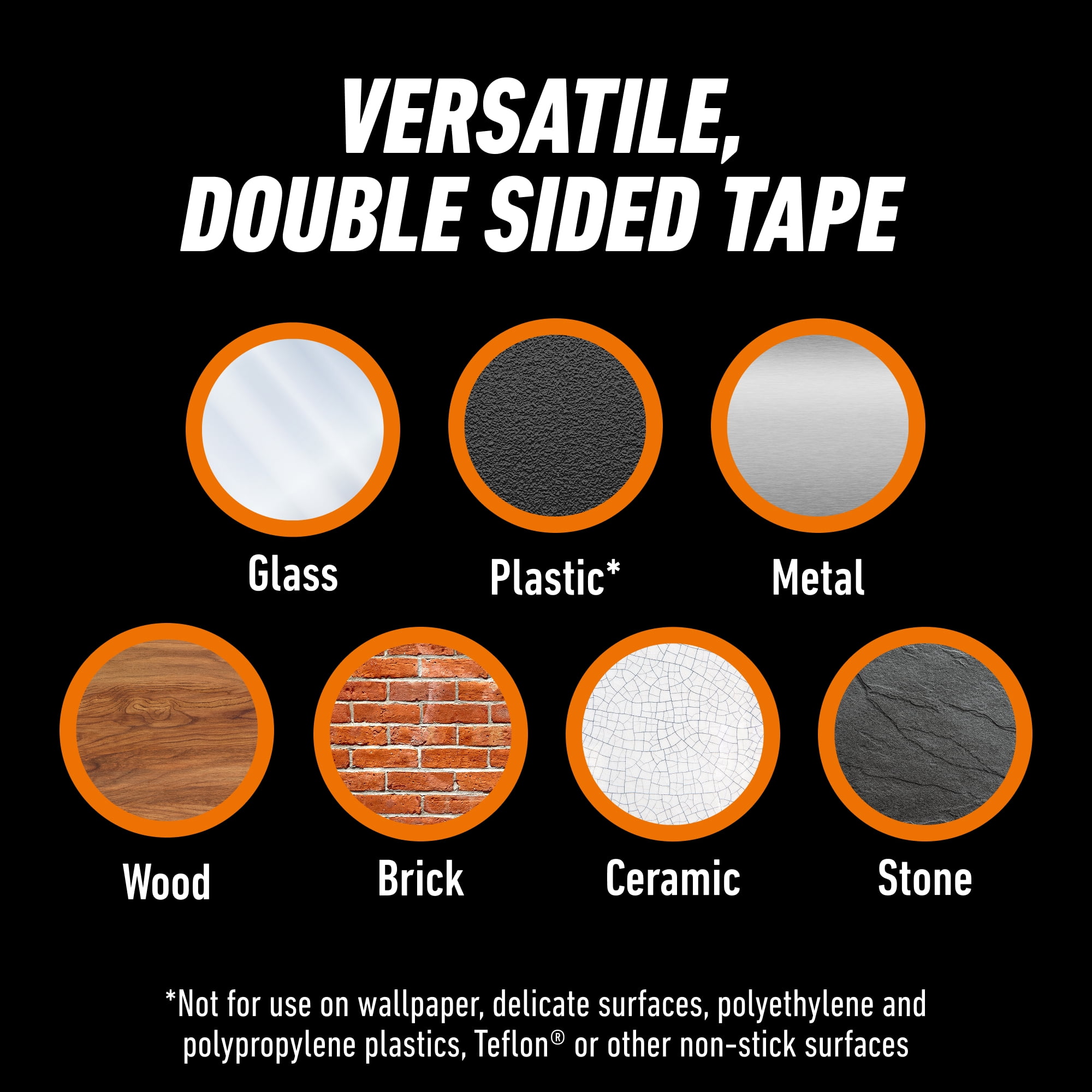 Gorilla Clear Mounting Squares