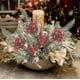 thumbnail image 1 of Esquejes de agujas blancas navideñas | Ramas de plástico esmerilado de 25 cm para decoración navideña | Tallos flexibles para árboles de Navidad, coronas y centros de mesa DIY, 1 of 5