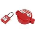 Lockout Tagout Valve Lock with Safety Padlock Heatproof Impact