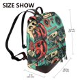 thumbnail image 2 of Yiaed Retro Pop Art Collage Print Laptop Backpack for Women Slim Computer Bag Work Travel College Backpack Purse Fits 14 Inch Notebook, 2 of 4