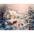 thumbnail image 3 of Christmas Visit 18x15 Black Modern Framed Museum Art Print Titled - Boehme, Nicky, 3 of 5