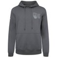 thumbnail image 2 of Men's Levelwear Gray Cleveland Guardians Podium Grain Hoodie, 2 of 3