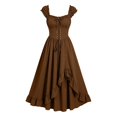 thumbnail image 4 of Likimi Hallowmas Dress For Women Stage Show Solid Color Dress Up Halloween Costumes For Performance Fashionable Cosplay Dresses Size Xl, 4 of 4