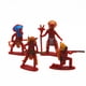 thumbnail image 2 of 4 Unids Simulación Figura de Vaquero Indio Decoraciones Ornamento de Escritorio Diorama Paisaje Indio Figuras de Juguete Figuras, 2 of 9
