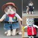 thumbnail image 5 of Disfraces de primavera y otoño para mascotas, gatos, perros pequeños, ropa divertida y linda, de pie, transformada en tres dimensiones, para Halloween, 5 of 5