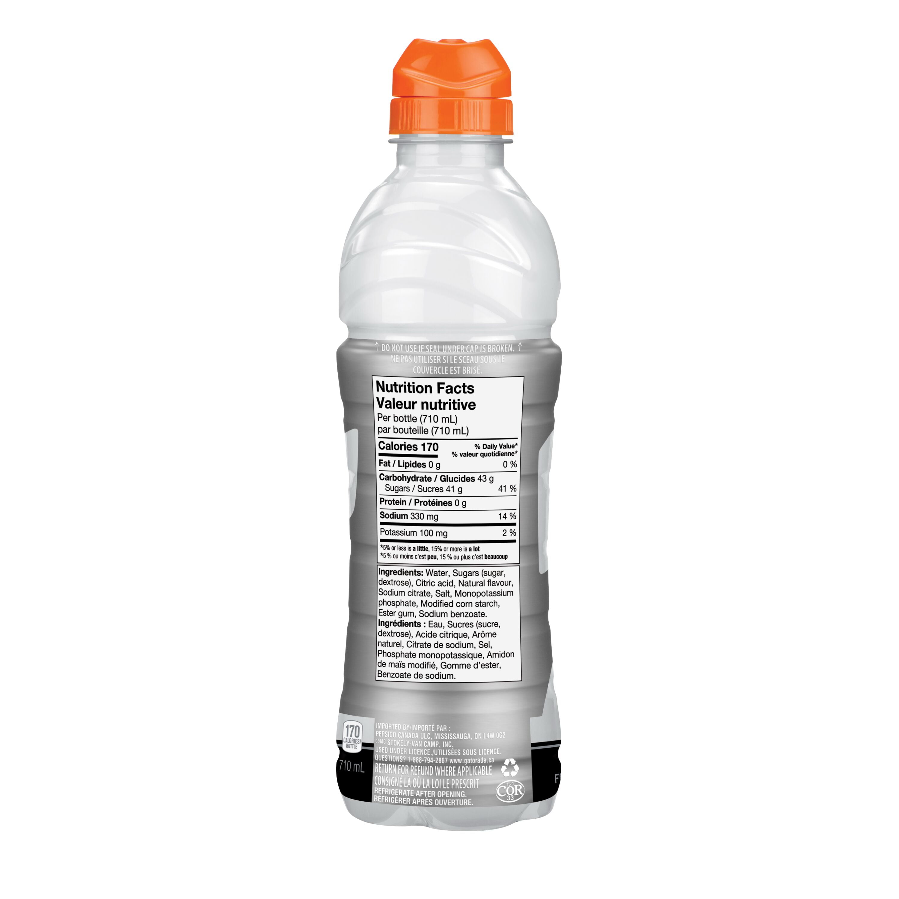 Gatorade Frost Glacier Cherry Sports Drink 710 mL, Bottle, 710mL