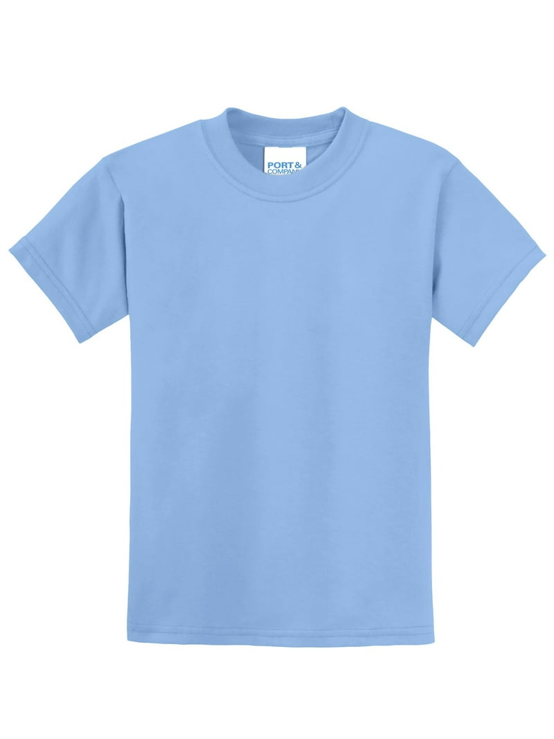 Port Co Teen Unisex Regular Plain Short Sleeves T-Shirt