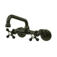 thumbnail image 1 of Kingston Brass  Double Handle Wall Mount Kitchen Faucet, 1 of 1