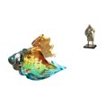 thumbnail image 1 of figura de caracola,Figura de caracola de vidrio soplado a mano,adorno marino,Figura de escritorio,Estatua de caballero,arte,artesanía,coleccionable,escritorio,oficina,Figura decorativa,pieza, 1 of 8