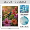 thumbnail image 3 of Diamond Art Kits for Adults - 5d Hummingbird Vibrant Floral Beauty Diamond Painting for Adults, Diamond Art for Adults Beginners, Diamond Painting Kits for Adults for Home Wall Decor, 3 of 7