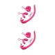 thumbnail image 4 of Eigraketly Tubo de esnórquel de silicona profesional ergonómico Flexible hombres mujeres reutilizable lavable tubos de esnórquel para nadar bajo el agua Type5 NO5 Eigraketly CBP283532, 4 of 5