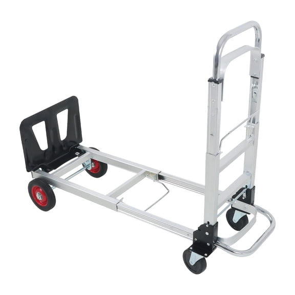 findmall 2 In 1 400Lbs Heavy Duty Aluminum Hand Truck Folding Dolly Cart Portable Trolley